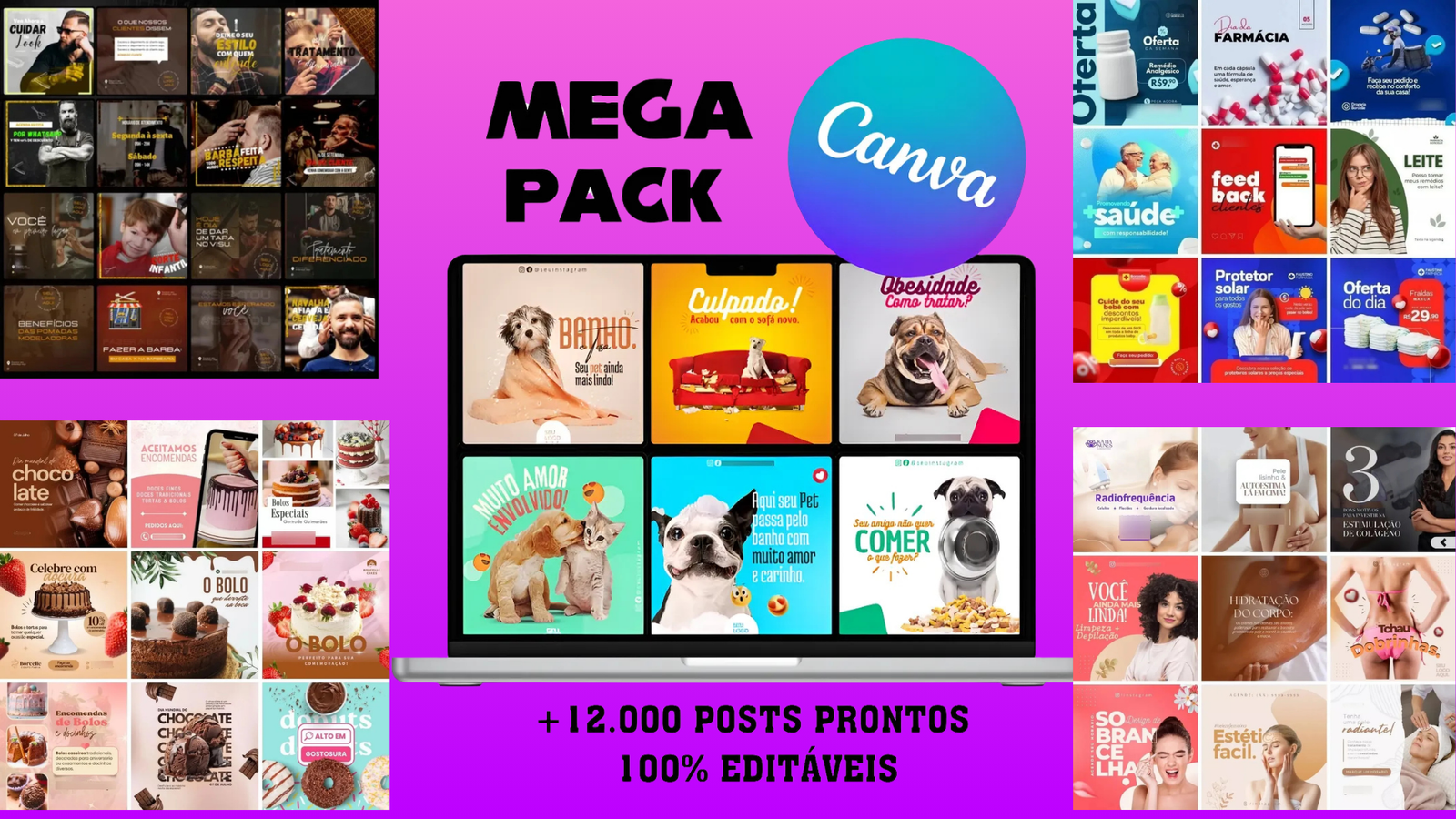 PACK CANVA MARKETING DIGITAL 2.0